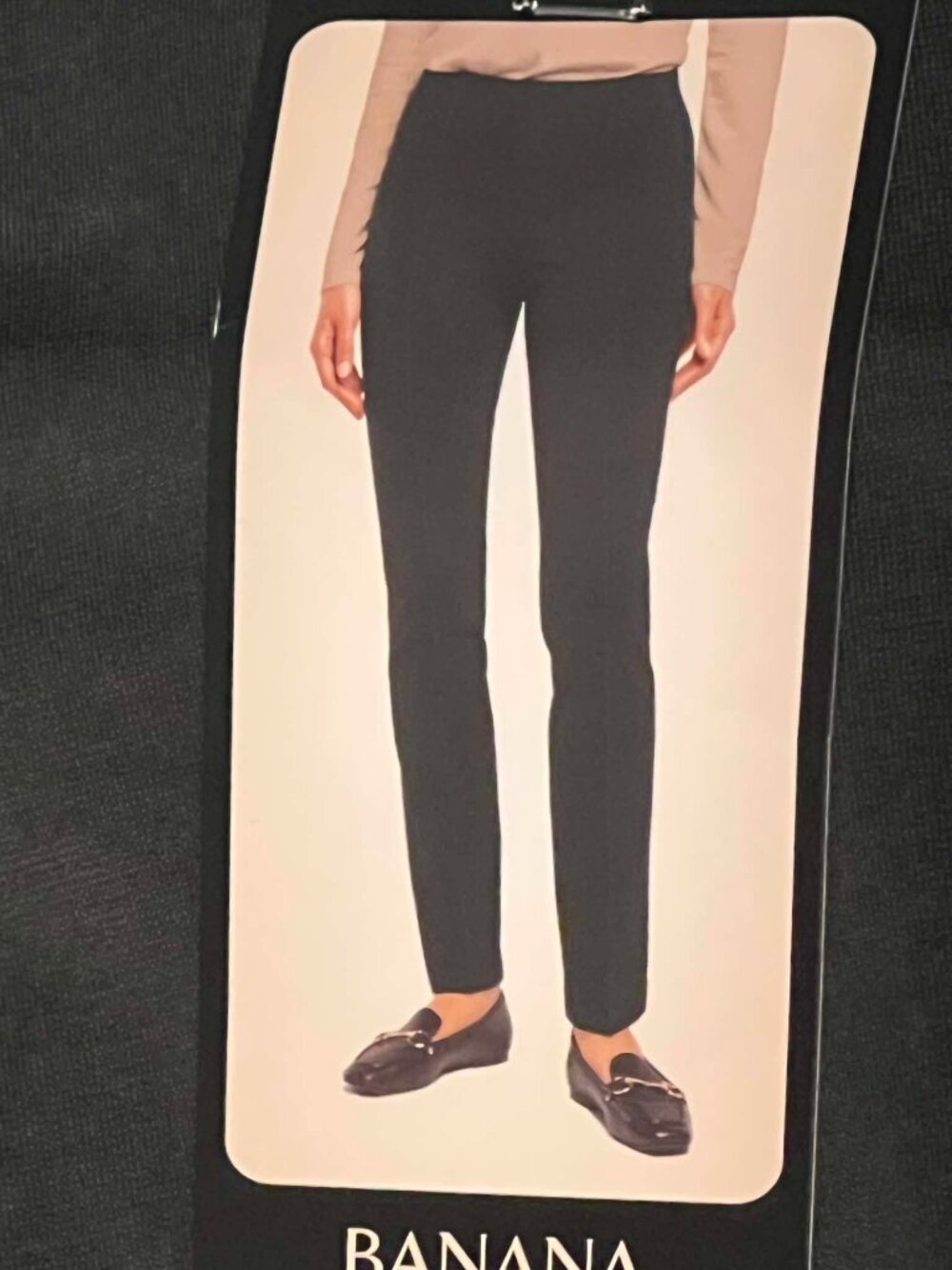 Banana Republic Ponte Pant Stretch Knit Flattering Fit Size L - Picture 4 of 7